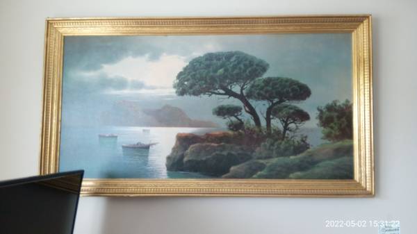Painting reproduction Boats by Island by John Corbino $45