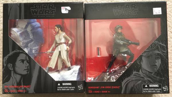 Photo Star Wars The Black Series Sergeant Jyn Erso and Rey Deluxe $6