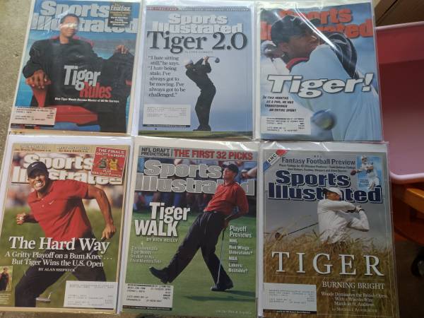 Photo Tiger Woods Sports Illustrated collection $20