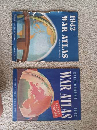 Photo World War II 1942 War Atlas $50