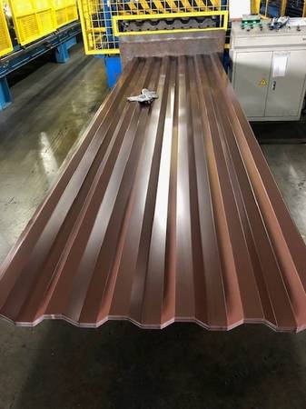 Photo 12 Ft 29 Gauge Brown Steel Shade PANELS $48 each for 10 Min