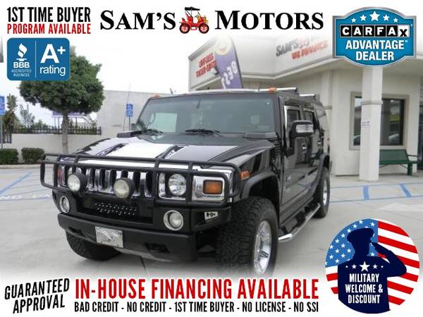 Photo 2006 HUMMER H2 SPORT UTILITY 4D (- as low as $500 Down oac BUY HERE - PAY HERE)