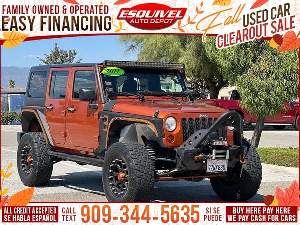 Photo 2011 Jeep Wrangler Unlimited Sport Mojave 4x4 4dr SUV (- $995.00 Down o.a.c. Buy Here - Pay Here)