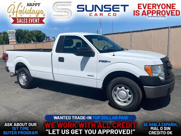 Photo 2013 FORD F150 REGULAR CAB XL PICKUP 2D 8 FT (- EVERYONE IS APPROVED on approved down.)