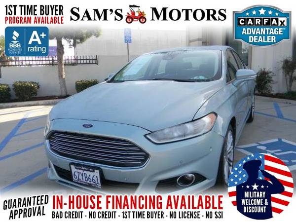 Photo 2013 FORD FUSION SE HYBRID SEDAN 4D (- as low as $500 Down oac BUY HERE - PAY HERE)