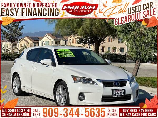 Photo 2013 Lexus CT 200h Base 4dr Hatchback (- $995.00 Down o.a.c. Buy Here - Pay Here)