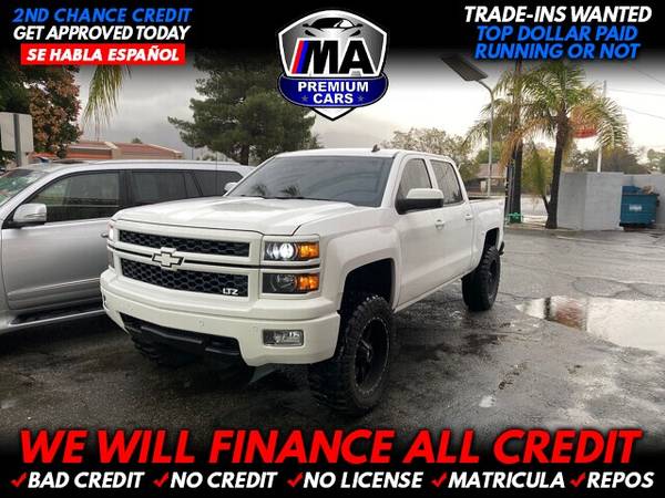 Photo 2014 Chevrolet Chevy SILVERADO 1500 CREW CAB LTZ PICKUP 4D 5 34 FT (- as low as $500 Down oac ALL CREDIT ACCEPTED)