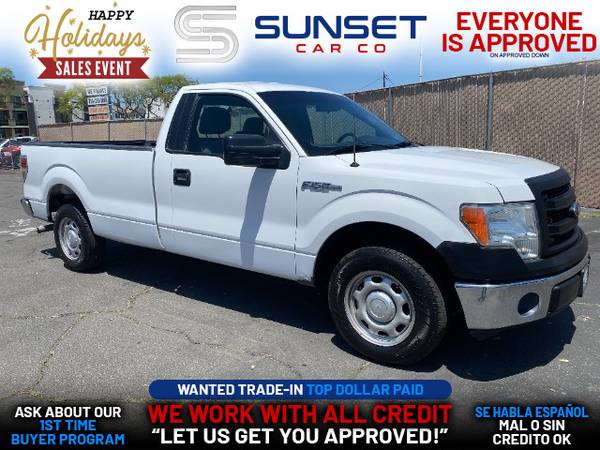 Photo 2014 FORD F150 REGULAR CAB XL PICKUP 2D 8 FT (- EVERYONE IS APPROVED on approved down.)