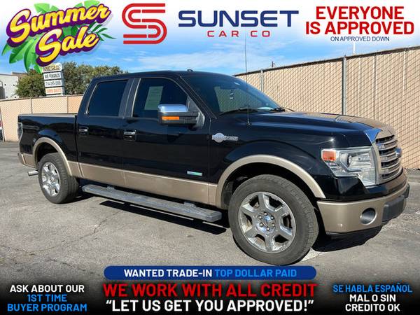 Photo 2014 FORD F150 SUPERCREW CAB KING RANCH PICKUP 4D 5 12 FT