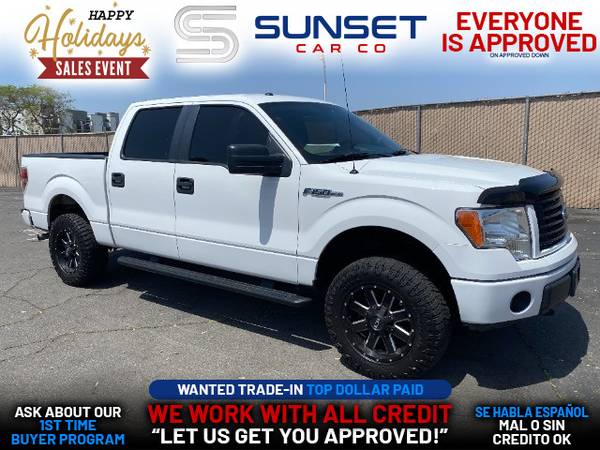 Photo 2014 FORD F150 SUPERCREW CAB STX PICKUP 4D 5 12 FT (- EVERYONE IS APPROVED on approved down.)