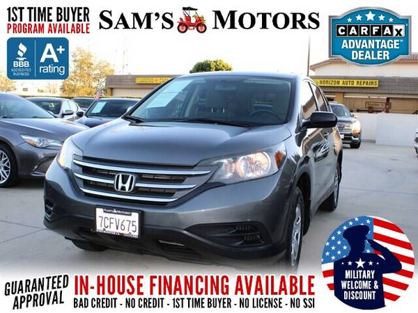 Photo 2014 HONDA CR-V LX SPORT UTILITY 4D (- as low as $500 Down oac BUY HERE - PAY HERE)