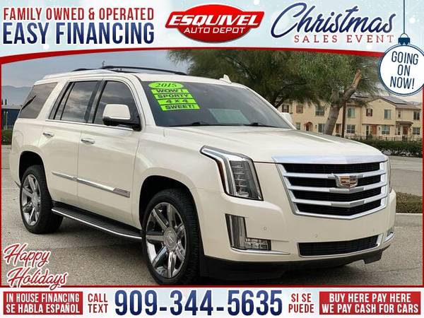 Photo 2015 Cadillac Escalade Luxury 4x4 4dr SUV (- $995.00 Down o.a.c. Buy Here - Pay Here)