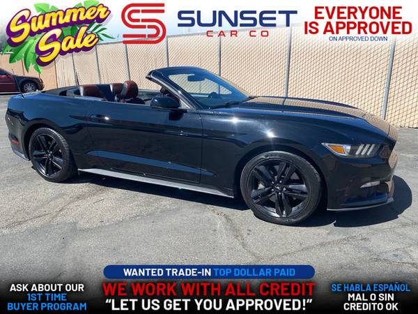 Photo 2015 FORD MUSTANG ECOBOOST PREMIUM CONVERTIBLE 2D