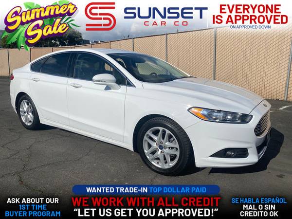 Photo 2016 FORD FUSION SE SEDAN 4D