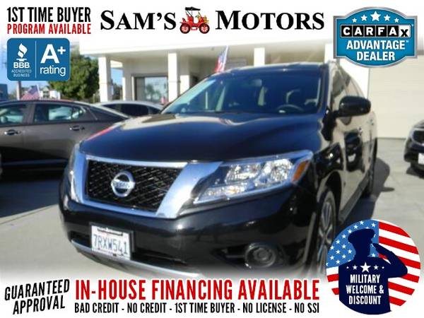 Photo 2016 NISSAN PATHFINDER S (- as low as $500 Down oac BUY HERE - PAY HERE)