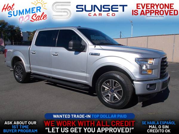 Photo 2017 FORD F150 SUPERCREW CAB XLT PICKUP 4D 5 12 FT (- EVERYONE IS APPROVED on approved down.)
