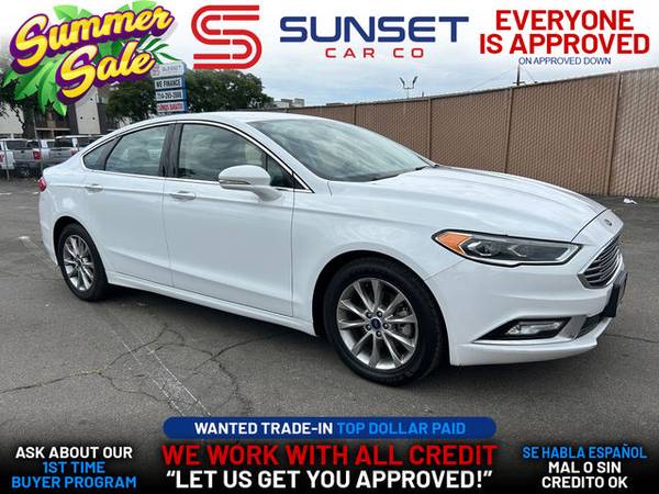 Photo 2017 FORD FUSION SE SEDAN 4D