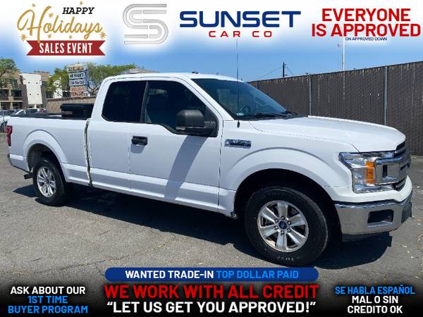 Photo 2018 FORD F150 SUPER CAB XLT PICKUP 4D 6 12 FT (- EVERYONE IS APPROVED on approved down.)