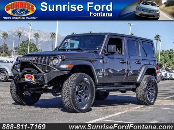 Photo 2018 Jeep Wrangler Unlimited Sport  CALL TODAY .. DRIVE TODAY O.A.D.  ( FAST APPROVALS SE HABLA ESPANOL )