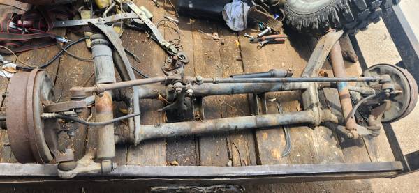 Photo 68 vw bug front beam with dropped spindles $250
