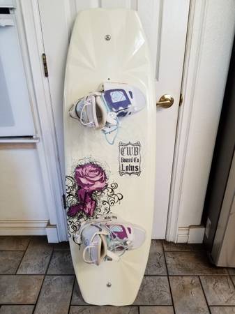 Photo Beautiful CWB Board Co. Lotus Wakeboard 134 cm Wake Board Like New $150