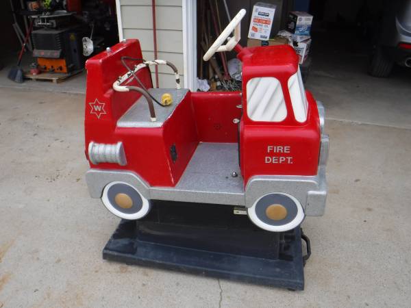 Photo Coin Operated Fire Truck Ride $550