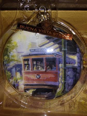 Photo Collectible DISNEY Buena Vista Street and Red Car Trolley $12