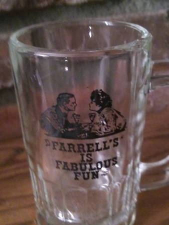 Photo Collectible Glass MUG  Farrells Ice Cream Parlor $5
