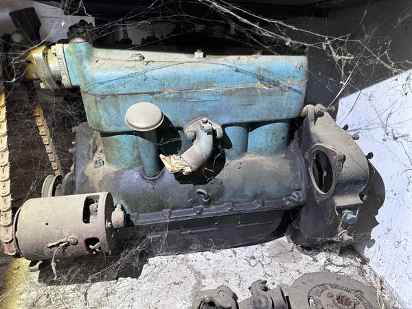 Photo Ford Model A Engines (2) and Misc. Drive Train Parts $970