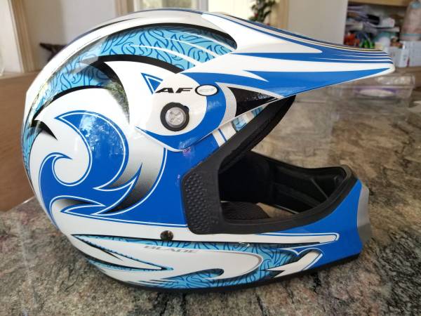 Photo Fulmer AF-C1 Motocross ATV Off Road Dirt Bike Motorcycle Helmet Youth L Like New $40