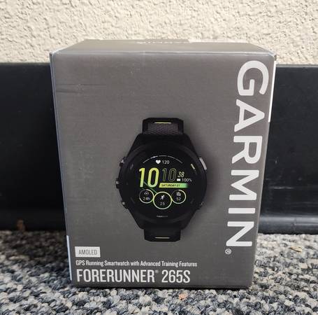Garmin Forerunner 265s Black Watch $340