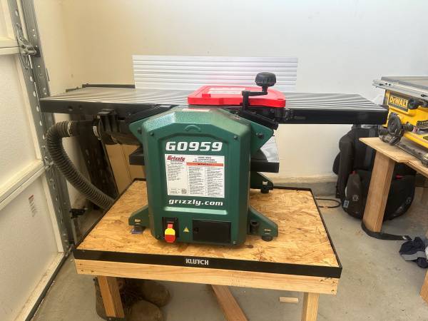 Photo Grizzly 12 jointer planer combo $800
