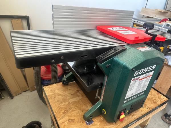 Photo Grizzly 12 planer jointer combo $800