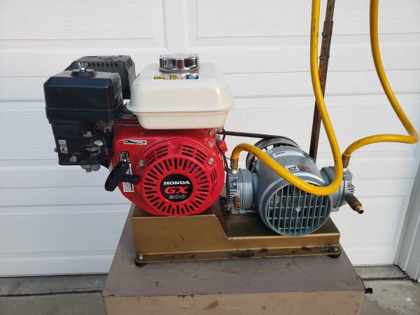 Photo Honda GX 200 water pump with scuba air compressor $1,400