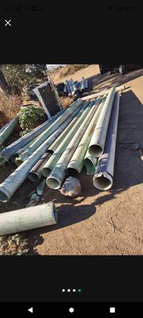 I have 10 inch used drain pipes 20 feet long heavy duty water drain $80