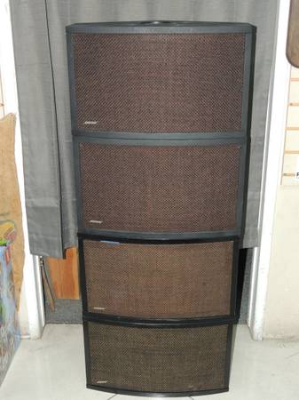 Photo Lot Of 4 Bose 901 Speakers $100