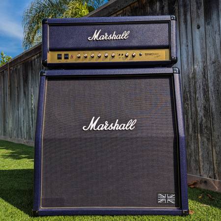 Photo Marshall Vintage Modern Purple Half Stack 2466 100-Watt Guitar Amp Head $2,699