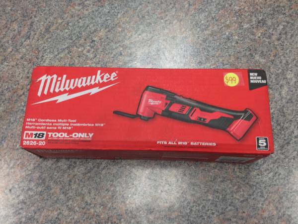 Milwaukee 2626-20 M18 Cordless Multi Tool $99 | Tools For Sale | Inland ...