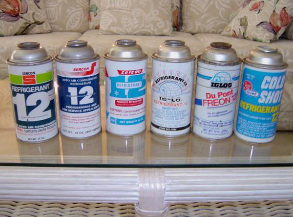 Photo NEW CANS - FREON R-12 R12 - BEST FOR PRE-1996 AUTOMOTIVE AC SYSTEMS $40