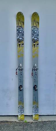 Photo NEW Elan 999 ALU Freeride Skis  Dynafit Bindings $500