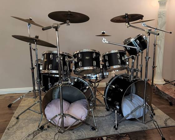 Photo Pearl 12pcs Drum Set - lots of extras. $2,000