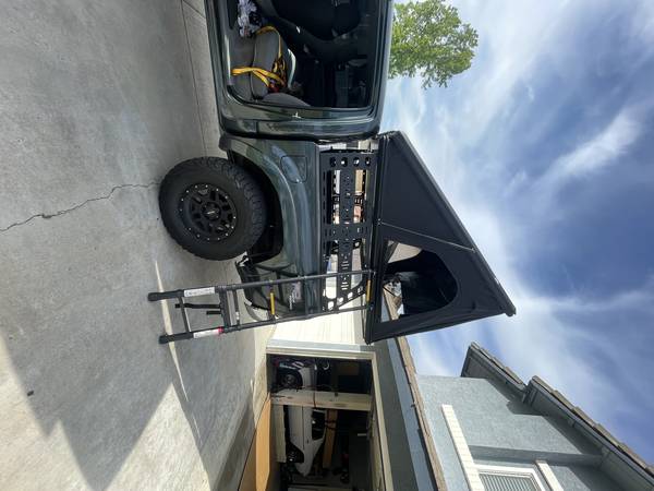 Photo (RTT) Roof Top Tent and CBI Bed Rack for 05tacoma $2,400