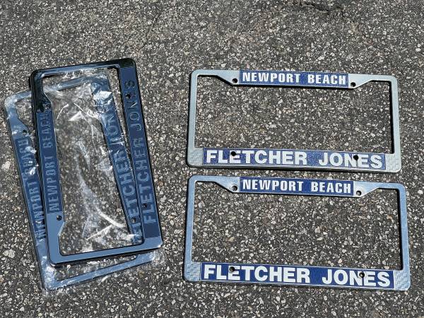 Photo Rare Mercedes-Benz Newport Beach vintage license plates frames $50