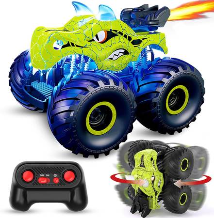Photo Remote Control Car, 2.4GHz Monster Trucks for Boys Girls with Light, S $28