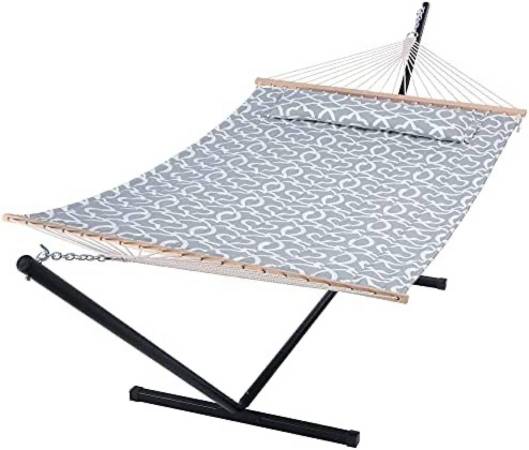 Photo SUNCREAT 55 Extra Large Double Hammock with Stand $75