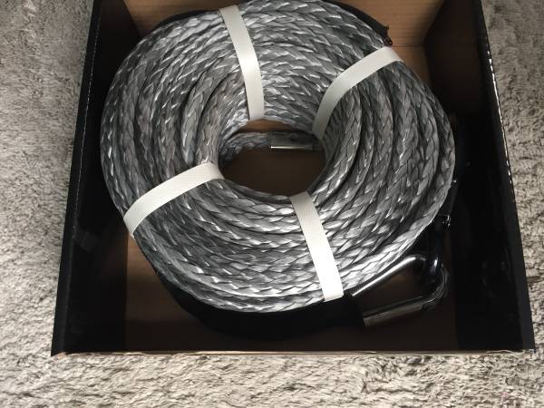 Photo Synthetic Winch Line 94 Feet 19,000lb $250