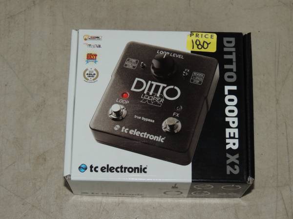 Photo TC Electronic Ditto X2 Looper Guitar Pedal NEW $125