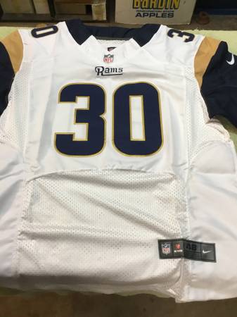 Photo TODD GURLEY  30 WHITE XL JERSEY $40