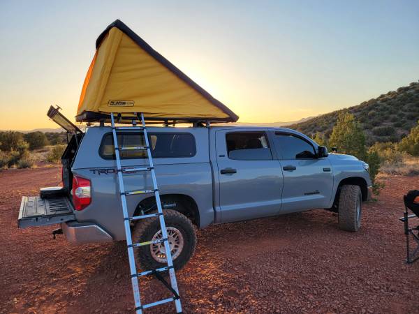 Toyota Tundra camper shell and GFC tent $4,500 | Auto Parts Sale ...