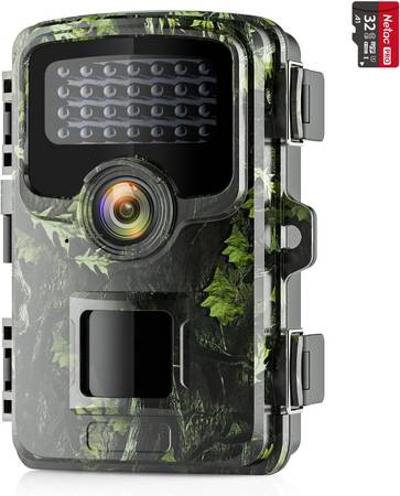 Photo Trail Camera, 2.7K 32MP Game Cameras with Night Vision Motion Activate $40